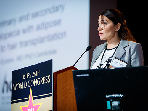  La Dra. Kuka en el 26avo Congreso Mundial de ISHRS 