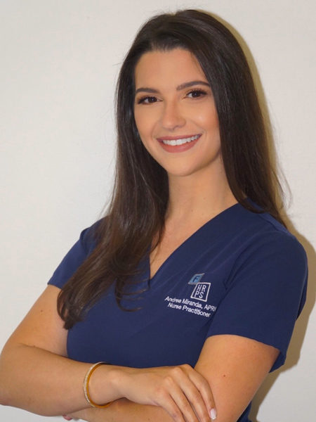 Andrea, our nurse practitioner, growth factors and laser light specialist.