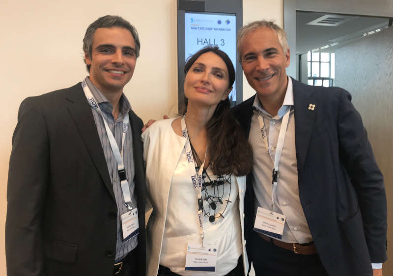 Dr. Epstein along with Dr. Bared and Dr. Kuka Epstein at the European Academy of Facial Plastic Surgery annual meeting in Germany